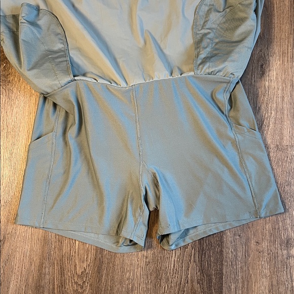 Soybu Pull On Women’s Green Skort w/Front and Side Zipper Pockets Size XL - Picture 10 of 10